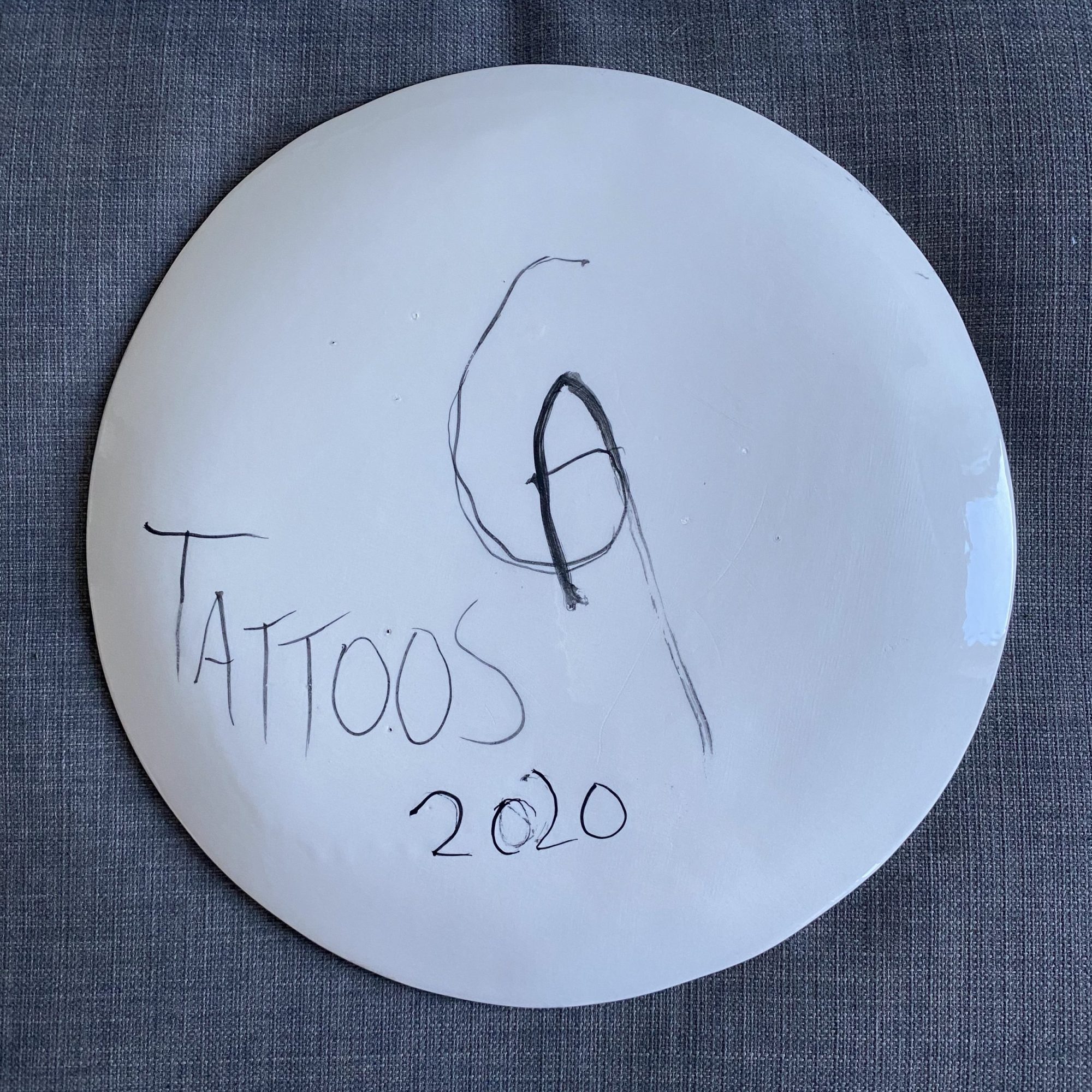 Ceramic Plate Tattoo Series